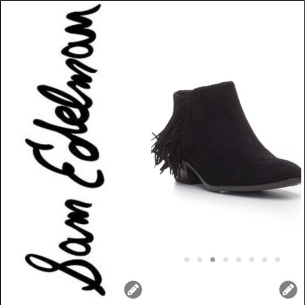 Sam Edelman Black Paige Bootie EUC